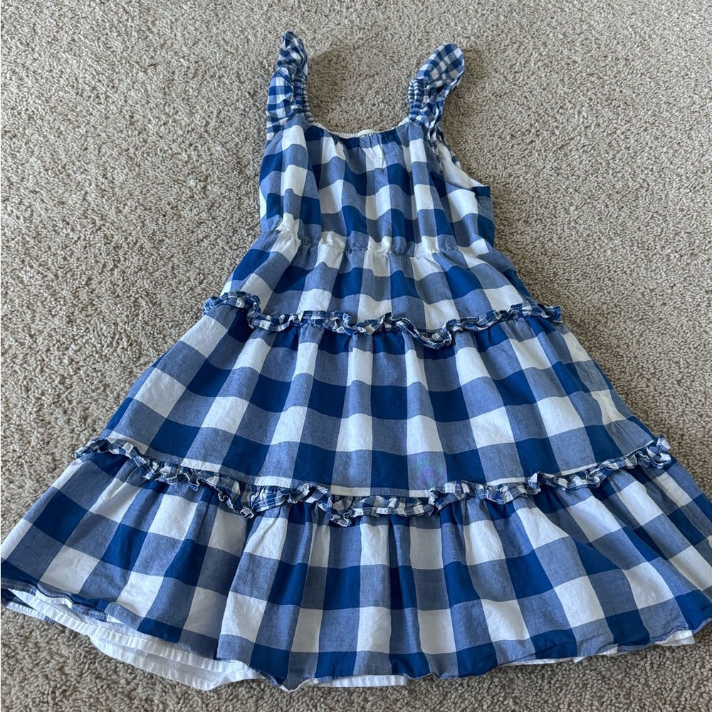 Crewcuts Blue and White Plaid Dress